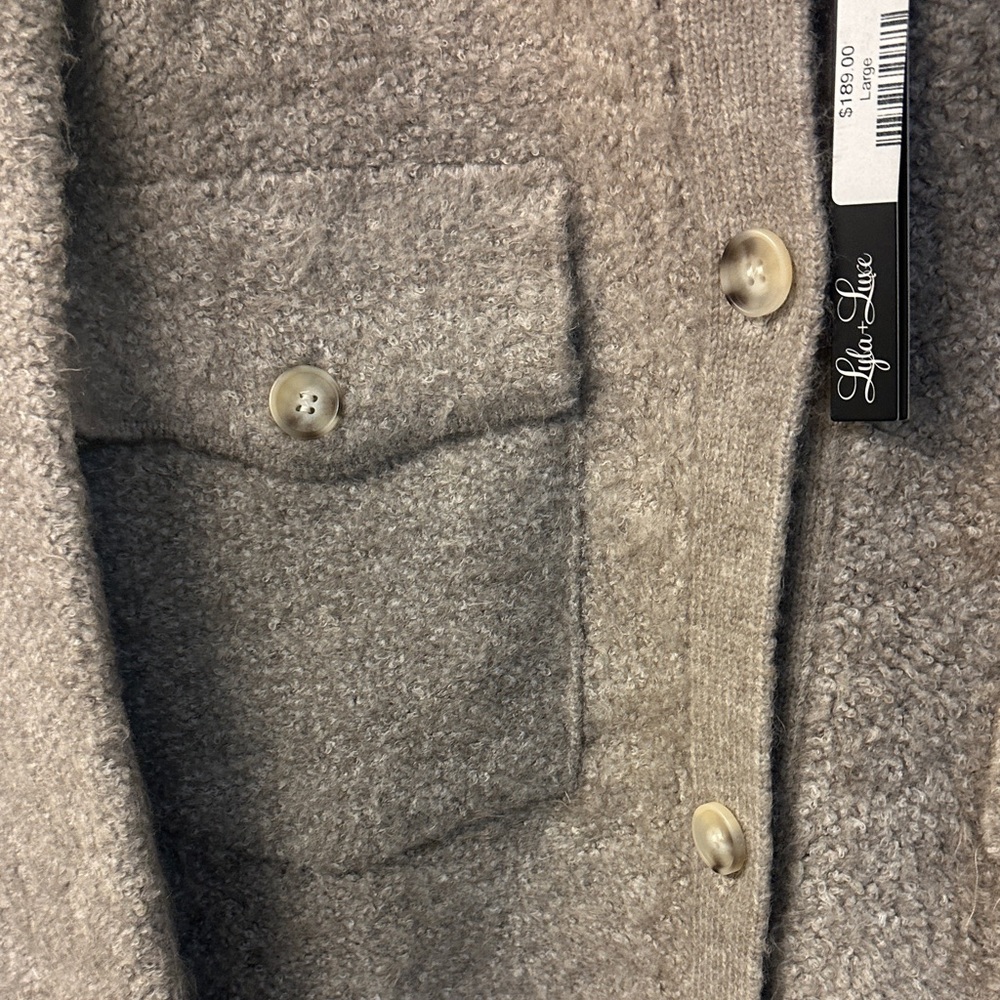 Lyla + Luxe nwt Stanley sweater jacket - Picture 5 of 13